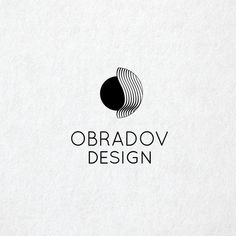 the logo for orradov design is shown in black and white on a paper background