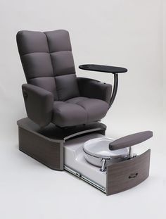 Belava Impact Plumbed 360º Swiveling Pedicure & Spa Chair - IMP-PL This item does not include any accessories in the pictures unless stated otherwise in the product description The Impact No-Plumbing Pedicure & Spa Chair has been upgraded to a Plumbed one. It comes with a drainage line and an electrical pump for simple water evacuation, as well as a temperature knob for both cold and hot water. The pedicure spa system provides a sophisticated full-service environment for your salon treatments, c Pedicure Tub, Zero Gravity Recliner, Portable Spa, Spa Chair, Pedicure Chair, Laminate Colours, Spa Packages, Ford Black, Plumbing Installation