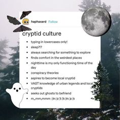 a poster with an image of a creepy ghost and a full moon in the background