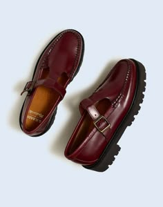 Madewell x G.H.BASS Mary Jane Lug Weejuns® Loafers Mary Jane Shoes Masc, Where To Get Mary Jane Shoes, Trending Shoes For Men Business, Mary Jane Shoes For Woman, Mary Jane Shoes 2022, Many Jane Shoes, Loafer School Shoes, Gh Bass Loafers Women Outfit, Gh Bass Weejuns Outfit