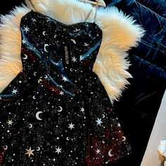 Current Mood Size L But Runs Small And It Isn’t Stretch, So Fit To M . Brand New. Short Star Dress, Mini Cute, Star Dress, Current Mood, Cute Dress, Dolls Kill, Cute Dresses, Mini Dress, Dolls