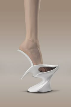 Safa Şahin ”White Swan” Crazy Heels, Drukarka 3d, Latest Shoe Trends, White Swan, Futuristic Fashion