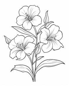 Download this Premium Photo about Beautiful flower hand drawn kawaii coloring book, and discover more than 1 Million Professional Stock Photos on Freepik Flower Sketches Simple, Flower Drawing Color, Traceable Drawings, Drawing Ideas Flowers, Flower Colouring, Coloring Book Design, Kawaii Coloring Book, Flower Drawing Ideas, Kawaii Flower