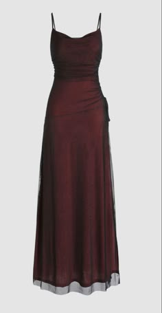 Dark Red 90s Dress, Red And Black 90s Prom Dress, Prom Flowy Dress, Dark Red Evening Dress, 90s Maroon Dress, Maroon Formal Dresses, Dark Red Vintage Dress, 90s Grunge Dress Formal, Hoco Dresses Dark Red