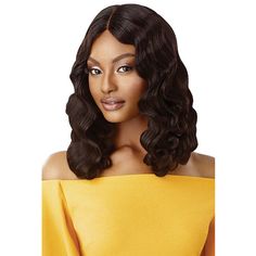 Outre 100% Unprocessed Human Hair Lace Part Daily Wig - STRAIGHT BLUNT CUT BOB 16" COLOR SHOWN: NATURAL BROWNMATERIAL: Unprocessed Human HairTYPE: Lace Part WigLENGTH: Medium - 16"HEAT SAFE: Yes up to 350°F-400°FDESCRIPTION: 100% Unprocessed Human Hair Hand Tied Deep Lace Part Bleach & Dye Friendly Breathable Mesh Cap Voluminous & Full How to Care Brush through the hair from the tips to the roots to prevent matting and tangling. For curly styles, spritz the hair with water and scrunch the curls to bring them back to life. For straight styles, use a heat protectant when styling with heat tools (up to 350°F and 400°F) The fewer the products the better! When washing your wig, use lukewarm water and a gentle sulfate-free shampoo and conditioner Do not rub the hair dry with a towel. Simply pat Real Hair Extensions, Natural Hair Extensions, Indian Remy Hair, Remy Hair Weave, Remy Human Hair Wigs, Human Braiding Hair, Bleach Dye, Half Wigs, Human Hair Lace Wigs