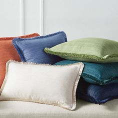 four pillows stacked on top of each other