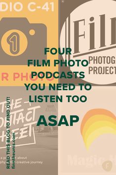 the four film photo projects you need to listen to asap, as well as