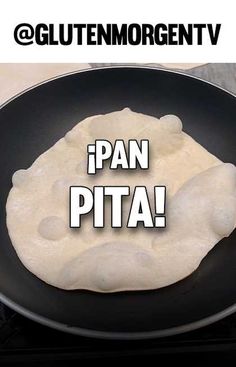 a pan with pita bread in it and the words glutenmoregenttv above it