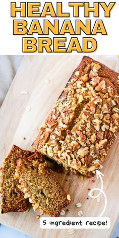 Craving something sweet? Try this healthy banana bread that’s not only gluten-free but also made with only 5 ingredients! Simple to prepare and packed with flavor, this recipe is perfect for breakfast or a snack. Indulge in a wholesome treat that everyone will love!