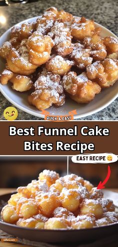 the best funnel cake bites recipe