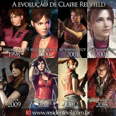 the evolution of resident evil's characters in resident evil, resident evil and resident evil