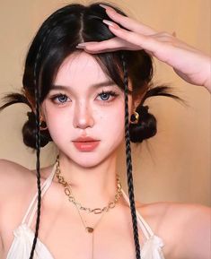 Hairstyles Names, Hairstyles Bangs, Edgy Hairstyles, Y2k Hairstyles, Hair Style Korea, Kpop Hair, Fest Outfits, Kawaii Hairstyles, Women's Hairstyles