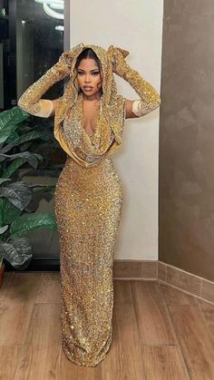 Glamorous Gold Long Sleeve Gown, Glamorous Long Sleeve Gold Gown, Gold Evening Dresses For Winter, Girl Prom, One Shoulder Prom Dress, Gold Prom Dresses, Prom Girl Dresses, Senior Prom Dresses, Stunning Prom Dresses