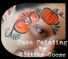 Pumpkin Face Painting, Pumpkin Face Paint, Face Painting Ideas, Face Paint Ideas, Kids Face Paint, Face Painting Halloween