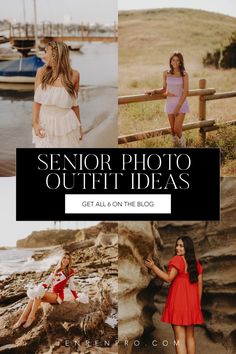 Want flawless senior pictures outfits? Get inspired with these 6 senior photo outfits ideas and learn what to wear for your senior pictures today!