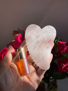 "Limited edition Rose Face Oil, Rose Quartz Gua Sha \"Devotion\" created with Rose Hip Oil, Jojoba, Rose Absolute & Rose Petals this is the perfect way to show your skin some love and devotion ♥️ Give yourself or a loved one the gift of self love! Devotion is infused with love, devotion, and forgiveness for yourself and others and contains a little bit of magic. Each face and body oil contain a mantra, this can be said while applying the oil and throughout the day. Devotions is \"I love my body. I Love My Body, Rose Quartz Gua Sha, Infused With Love, Rose Face, Face Tools, Rose Absolute, Love My Body, La Rose, Rosehip Oil