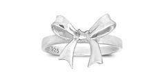 Dainty sterling silver bow ring. Bow Ring, Silver Bow, Tucson Az, Cute Rings, Tucson, Statement Rings, Ring Size, Handmade Items, Ships