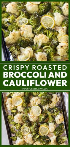 Out of Thanksgiving side dish ideas? Try this Roasted Broccoli and Cauliflower! It starts with tender and crispy roasted vegetables with lots of flavors! Pin this healthy Thanksgiving dinner recipe! Broccoli As A Side Dish, Broccoli Cauliflower Brussel Sprouts, Best Roasted Broccoli And Cauliflower, Roasted Brocolli And Cauliflower Recipes, Broccoli And Cauliflower Recipes Baked, Recipes For Broccoli And Cauliflower, Roast Cauliflower And Broccoli, Brocolli Thanksgiving Side, Roasted Broccoli Cauliflower And Carrots