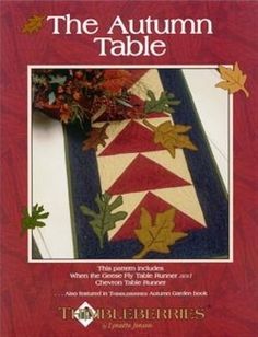 Quilt Pattern Autumn leaves float up, up, and away on this table runner. This pattern is an excellent choice for beginners and those that are new to quilting. Finished size is 20 x 56 inches. This listing is for the pattern only. No Fabric, embroidery floss or embellishments are included. Also, because of copy-write laws, this item cannot be returned. Please Contact if you have any questions about this product. Check out our other listings for more patterns and fabrics. This listing is for a pat Chevron Table Runners, Sky Quilt, Jaybird Quilts, Arrow Fabric, Marcus Fabric, Autumn Table, Red Rooster, Quilt Labels, Table Runner Pattern