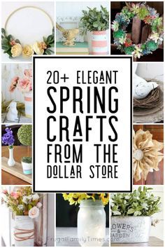 20 elegant spring crafts from the dollar store