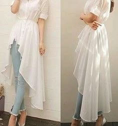 Kurti Stitching and Designing Tips Kurti With Jeans, Korean Fashion Dress, Designer Party Wear Dresses