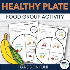 healthy plate food group activity for kids to learn how to eat and practice their skills