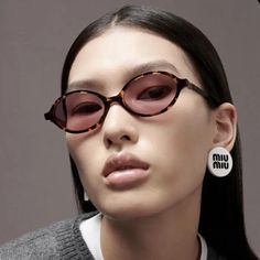 100% New Authentic Eyewear With Full Package Brand: Miu Miu Model: Miu Miu Mu 04zs Vau50d Condition: New With Full Package Frame Color: Havana Lens Color: Pink Frame Material: Acetate Lens Socket: 50 Mm Bridge Width: 18 Mm Temple Length: 140 Mm Made In Italy Item Included: Authentic Eyewear, Certificate Of Authentic, Cleaning Cloth, Case, Box, Bag. Miu Miu Tinted Sunglasses, Pink Feminine Sunglasses, Miu Miu Casual Sunglasses With Gradient Lenses, Casual Miu Miu Sunglasses With Gradient Lenses, Trendy Miu Miu Sunglasses For Summer, Pink Miu Miu, Miu Miu Glasses, Red Eyeglasses, Unique Glasses