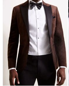 Men Brown Velvet Tuxedo Wedding Party Wear Jacket Men One Button Anniversary,dinner,birtdayparty, Velvet Blazer Jacket Slim Fit Gifts - Etsy UK Velvet Tuxedo Wedding, Tuxedo Wedding Party, Brown Tuxedo, Suede Suit, Christmas Jacket, Velvet Tuxedo, Wedding Tux, Wedding Party Wear, Kurta Men