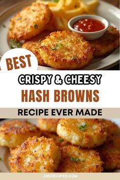 the best crispy and cheesy hash browns recipe ever made