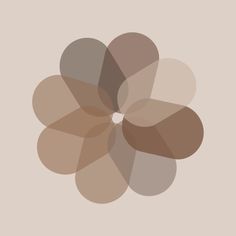 an abstract flower on a beige background