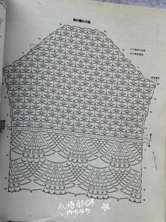 an old crocheted doily pattern is shown