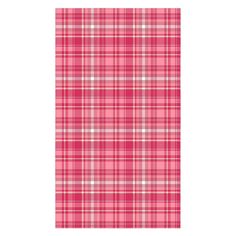 a pink and white plaid fabric