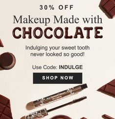 Use this code to get 30% off. All natural makeup. Pigmented with chocolate. Affiliate Disclosure: This is an affiliate link. You can buy products at no additional cost to you, which may earn me fees. Homemade Beauty Products Recipes, Beauty Products To Sell, Homemade Beauty Recipes, Products For Hair, All Natural Makeup