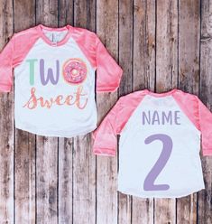 Donut Birthday Shirt, Vampirina Party, Vampirina Birthday, Peppa Party, Donut Shirt, 2nd Birthday Outfit, Country Birthday