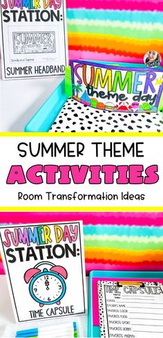 summer themed activities for kids to do in the classroom