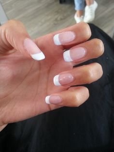 Regular French Manicure, Frenchies On Natural Nails, French No Chip Manicure, French Manicure Clear Base, Manicure Natural, French Fade Nails, Fade Nails, French Fade