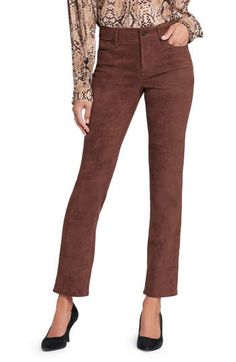 Made from stretchy faux suede for chic texture, these slim-cut pants flaunt full-length legs and Lift Tuck® Technology that comfortably slims from within. 30" inseam; 14" leg opening; 9 3/4" front rise; 15" back rise 95% polyester, 5% elastane Machine wash, line dry Imported Slim Pants Women, Suede Pants, Ponte Pants, Slim Fit Pants, Slim Pants, Stretch Pants, Ankle Pants, Straight Pants, Workout Pants