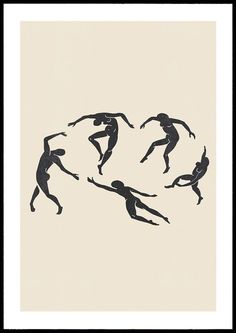 four silhouettes of people playing with each other on a white background, one is black and the other is beige