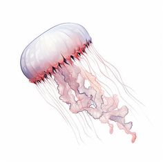 Minimalist Art Style Jellyfish Graphics: High-Res 4K & Vector Medusa Clipart, Jellyfish Clipart, Blog Banner, Spark Creativity, Beach Wallpaper, Magazine Layout