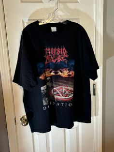 Vintage 2006 Morbid Angel tour shirt by Cygnus, size XXL. Good condition. All sales are final. Thanks for looking :) Angel Band, Tour Shirt, Fancy Dresses, Adventure Time, Adult Outfits, Angel, Tops & Tees, Top Outfits, T Shirts