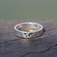 made by order Metal: Solid sterling silver Band size: 4.5mm-image US size Store jewelry are unique crafted by order. Usually we select silver for the first metal to design or handmade your order, apart from that,we offer 14k yellow gold ,14k rose gold,18k yellow gold,18k rose gold material as well. And store jewelry are open for custom or personalization,pls free to ask for listing you are like,we will do for our best. pamela Emoji Ring, Earth Ring, Head Jewelry, Meaningful Jewelry, Initial Ring, Message Jewelry, Silver Jewelry Rings, Cute Rings, Pretty Rings