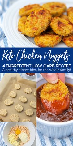 chicken nuggets are an easy low carb recipe