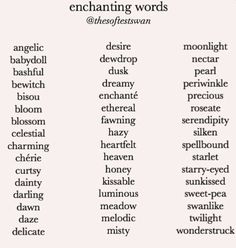 some type of words that can be used to describe something or someone's feelings