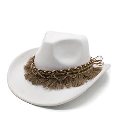 ProductNo SP240905GP9N Season All Season Style Training uniform,Casual,Vintage/Retro,Country Style Material Tweed White Cap For Western-themed Events, Casual White Hat For Festival With Wide Brim, White Casual Wide Brim Hat For Festivals, Retro White Hat For Rodeo, Vintage White Hat Bands For Country Events, Casual White Hat Bands For Festivals, White Flat Brim Hat For Festivals, White Brimmed Hat For Festival, Western White Cap Hat