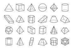 different shapes and sizes of polygonics are shown in this drawing lesson for kids