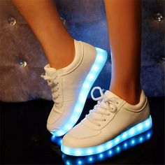 Luminous Shoes, Glow Shoes, Couple Sneakers, Light Shoes, Led Shoes, Inside Shoes, Light Up Shoes, Lit Shoes, Children Shoes