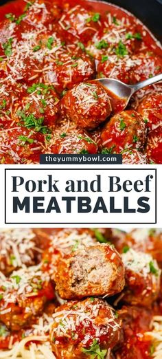 meatballs with marinara sauce and parmesan cheese in a slow cooker