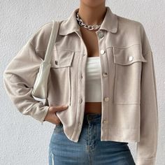 Super Stylish Jacket Bundle With My Other Listings To Save On Shipping And Get Extra Discount Casual Vest, Pocket Jacket, Fall Jackets, Corduroy Jacket, Outfit Casual, Casual Jacket, Casual Outfit, Jacket Outfits, Bottoms Pants