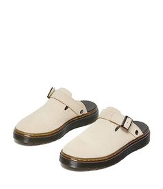 Dr. Martens Carlson Dr Martens Carlson, Slingback Mules, Metallic Flats, Fur Accessories, Designer Flats, Sandal Shoes, Suede Mules, Classic Leather, Dr. Martens