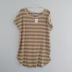 Nwt Free People Beach Striped Tops Size M Mustard Color Please See Photo For More Details Free From Smoke And Pet Item N 216 Yellow Relaxed Fit Tops For Beach Season, Yellow Relaxed Fit Top For Vacation, Yellow Summer Tops For Beach Season, Yellow Crew Neck Top For Beach Season, Yellow Casual Summer Tops, Casual Yellow Summer Tops, Trendy Yellow Top For Vacation, Casual Yellow Beach Tops, Casual Yellow Tops For Day Out